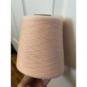 Cone Yarn Peach 55% Cotton 25% Polyester 20% Nylon 48NM/2D 520g #195